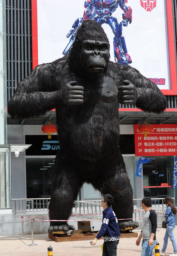 El gigante 'King Kong' llega a Xian