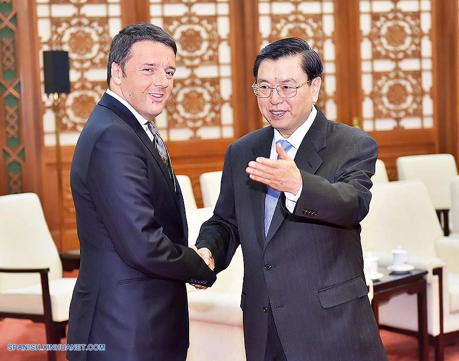 Máximo legislador de China se reúne con primer ministro italiano y apuesta por fortalecer lazos 