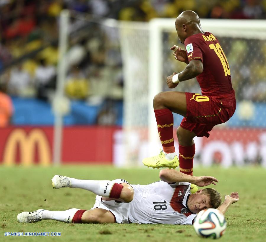 MUNDIAL 2014: Grupo G: Alemania 2; Ghana 2 - resultado final