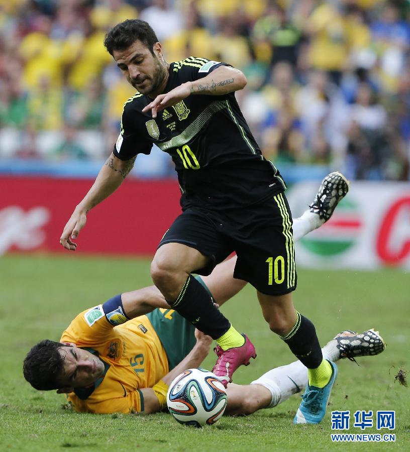 MUNDIAL 2014: España se despide de Brasil con victoria 3-0 ante Australia