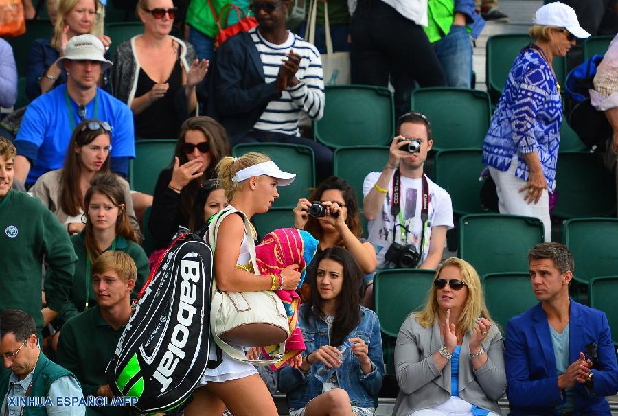 Tenis: Wozniacki queda fuera de Campeonato de Wimbledon
