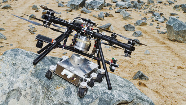 La ESA desarrolla un dron para ayudar a los robots a aterrizar en Marte
