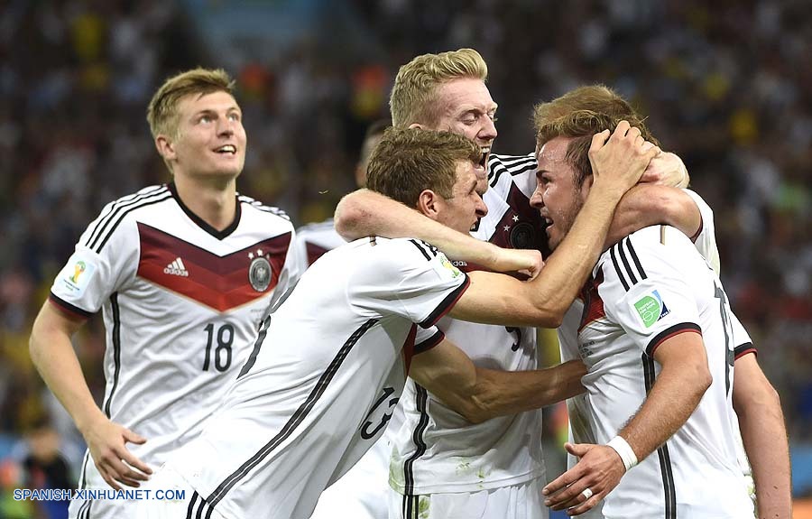MUNDIAL 2014: Alemania 1-0 Argentina. Alemania, campeona del mundo por cuarta vez 2