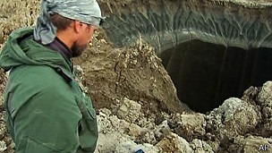 El misterioso cráter de Siberia