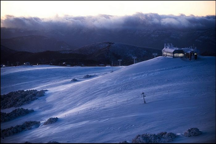 El paraiso de los esquiadores en Australia