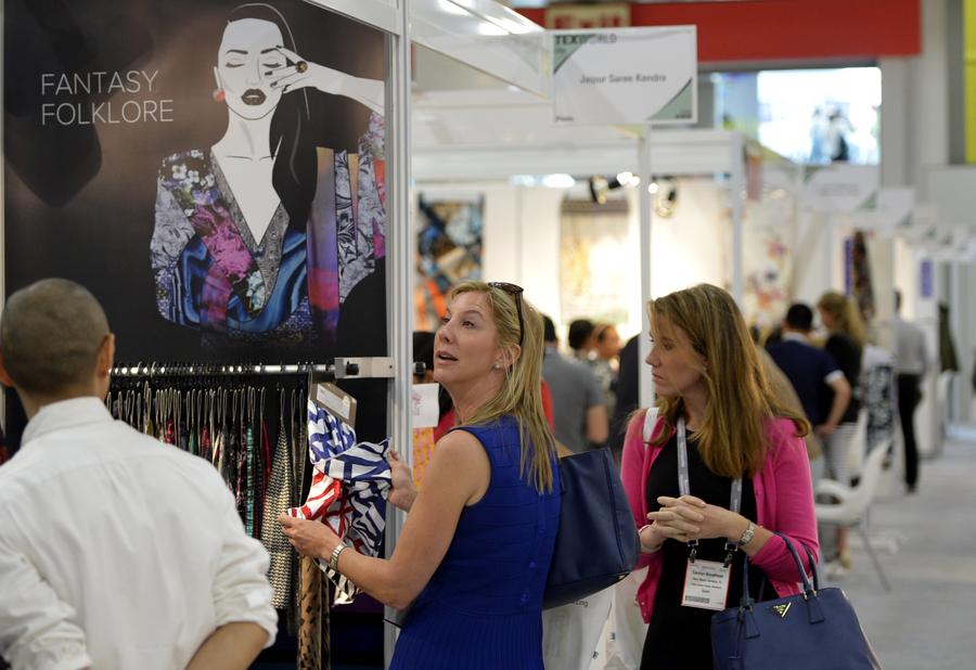 Feria del Textil y Moda de China atrae multitudes en Nueva York