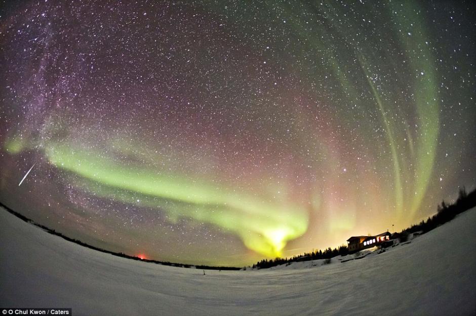 NASA publicó imágenes maravillosas de la aurora boreal de la Tierra
