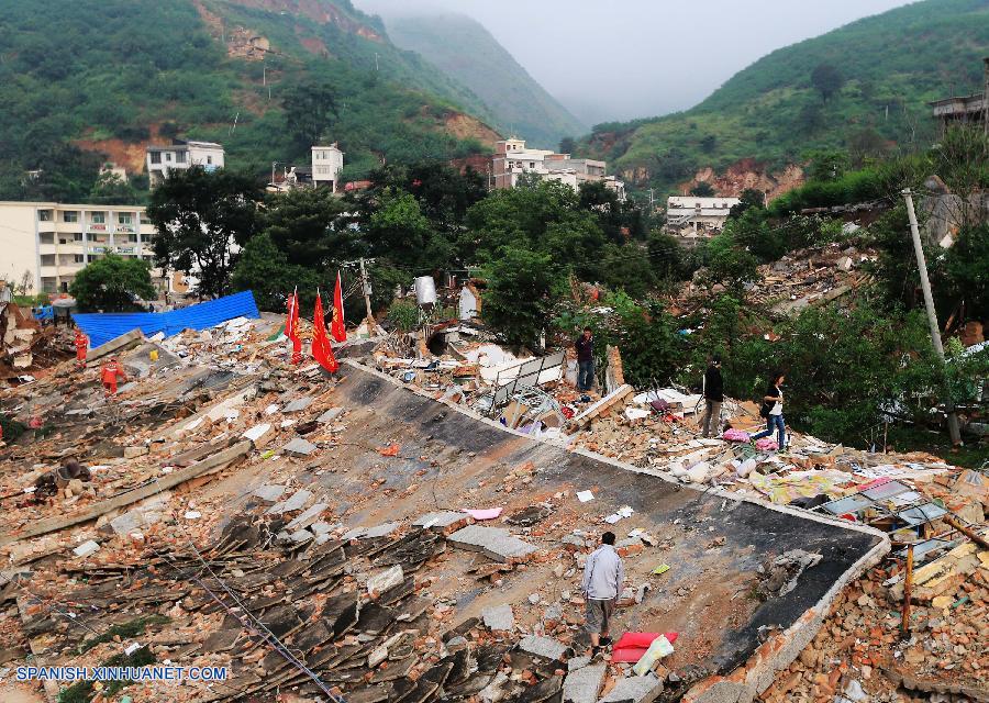 Asciende a 615 cifra de muertos por sismo en China