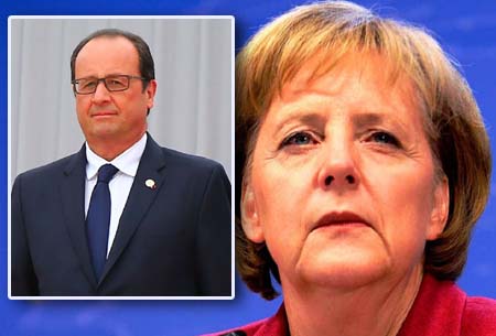 Líderes de Francia y Alemania discuten ayuda humanitaria para Ucrania e Irak