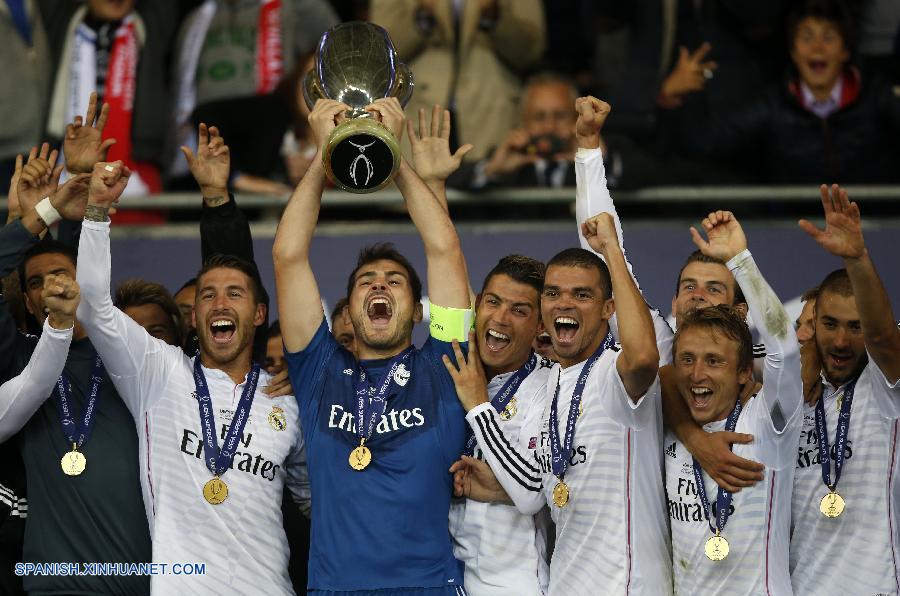 Fútbol: Real Madrid se alza con la Supercopa de Europa