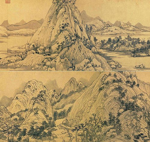 La pintura "La morada en la Montaña Fuchun", perteneciente a la colección del Museo de Zhejiang, representa el río Fuchun hace 600 años. Realizada durante la dinastía Yuan, es una obra maestra que al parecer impresionó al Emperador Qianlong.