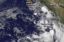 Tormenta tropical Norbert en costas de México se convertirá en huracán