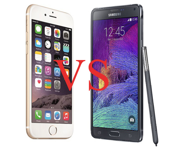 iPhone 6 Plus vs Samsung Galaxy Note 4
