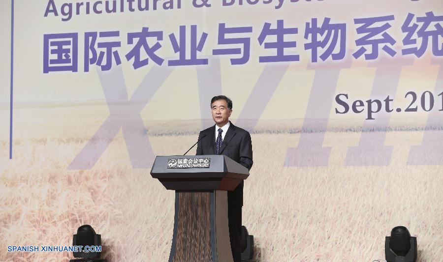 Vicepremier chino llama a cooperación internacional en agrotecnología