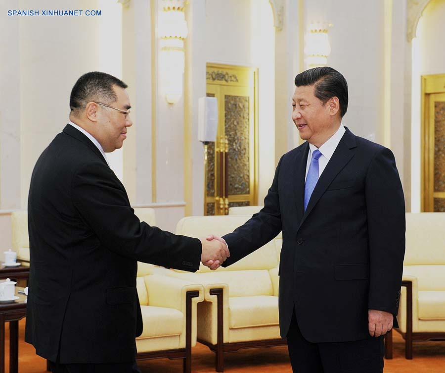 Presidente chino se reúne con jefe ejecutivo de Macao