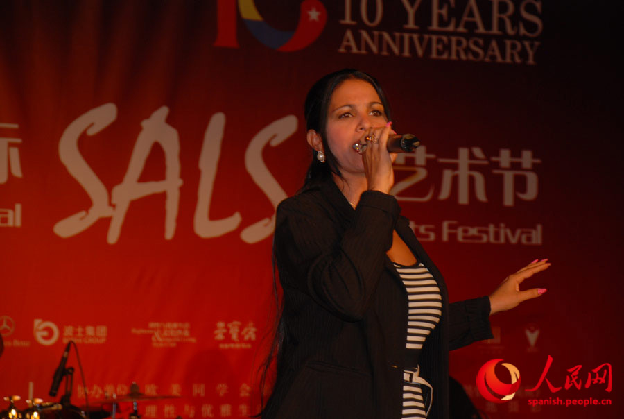 El Festival Internacional de Salsa tuvo como sede la Asociación de Diplomacia Pública de Pekín. (Foto: Yasef Ananda)