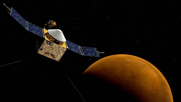 La sonda Maven de la NASA entra con éxito en la órbita de Marte