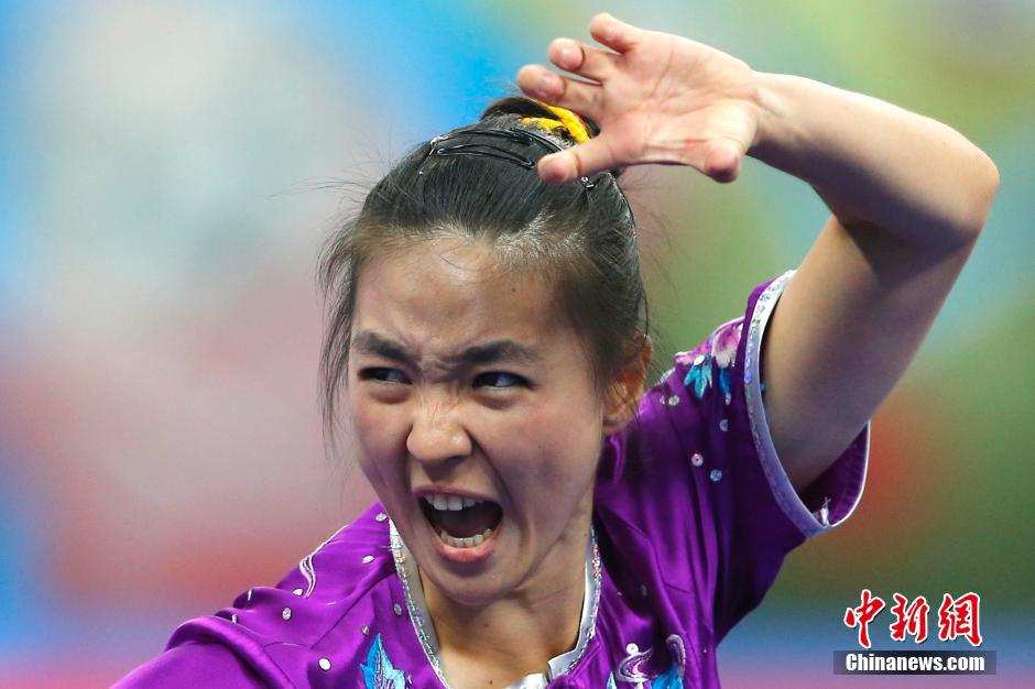 Expresiones faciales durante los Juegos Asiáticos 2014 en Incheon