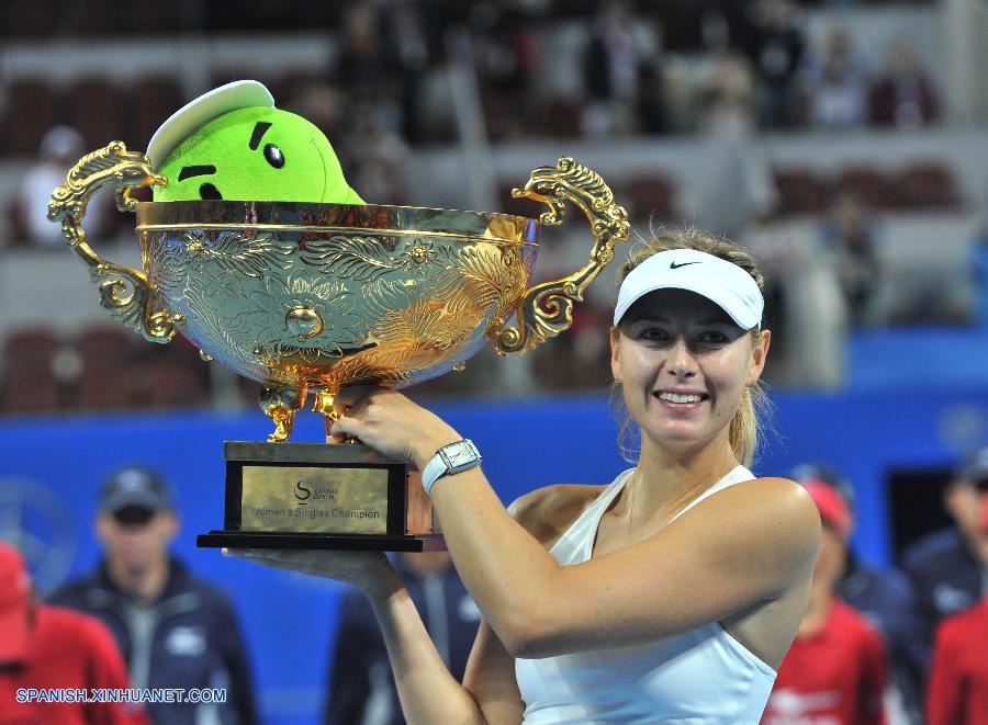 Tenis: Sharapova gana Abierto de China y avanza a segunda posición mundial  2
