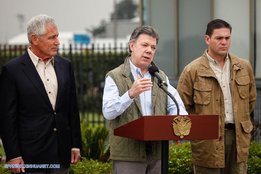 Presidente Santos anuncia apoyo de EEUU a proceso de paz de Colombia