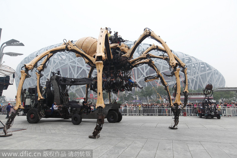 La colosal araña Princesa de 37 toneladas. [Foto/PPC]