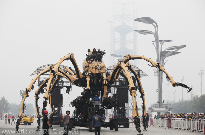 La colosal araña Princesa de 37 toneladas. [Foto/PPC]