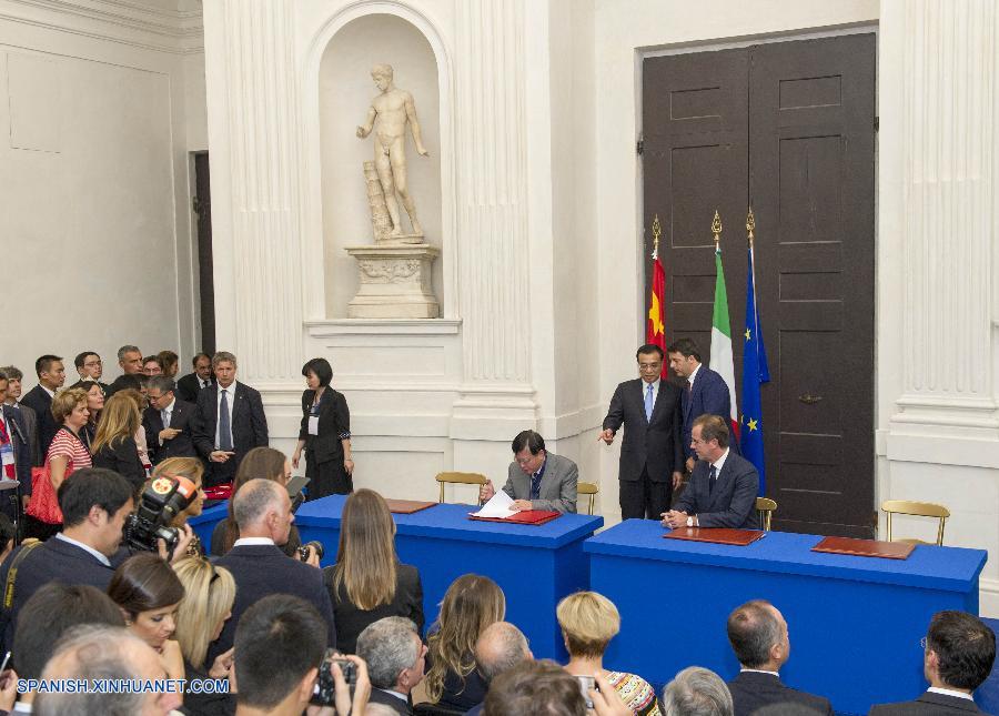 Compañías chinas e italianas firman acuerdos por 10.000 millones de dólares  1