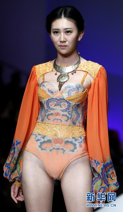 Se celebra concurso de diseño de ropa interior en la Semana de la Moda Internacional de China 3