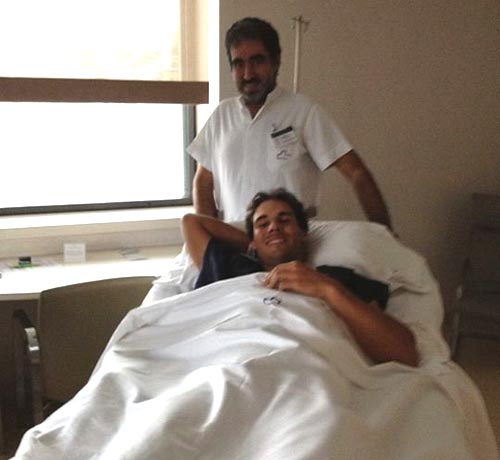 Tenis: Operan a español Rafael Nadal por apendicitis