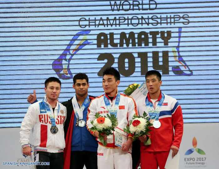 Halterofilia: Chino Liao Hui gana tres medallas de oro en campeonato mundial