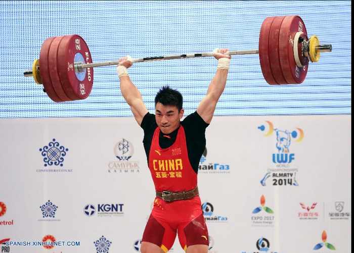 Halterofilia: Chino Liao Hui gana tres medallas de oro en campeonato mundial