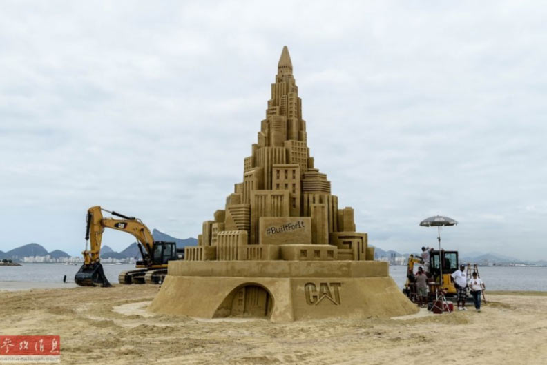 Brasil ostenta el castillo de arena más grande del mundo 3