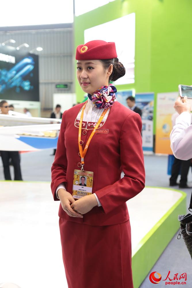 Chicas guapas en la Expo del Aire China 2014 (17)