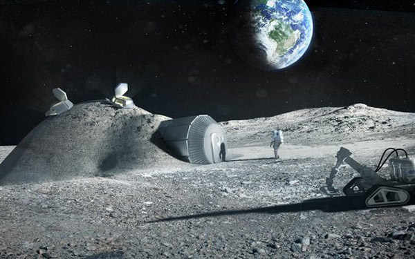 Un base lunar diseñada por Agencia Espacial Europea (Foto/Diario Chino)