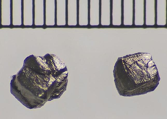 Diamantes de un meteorito