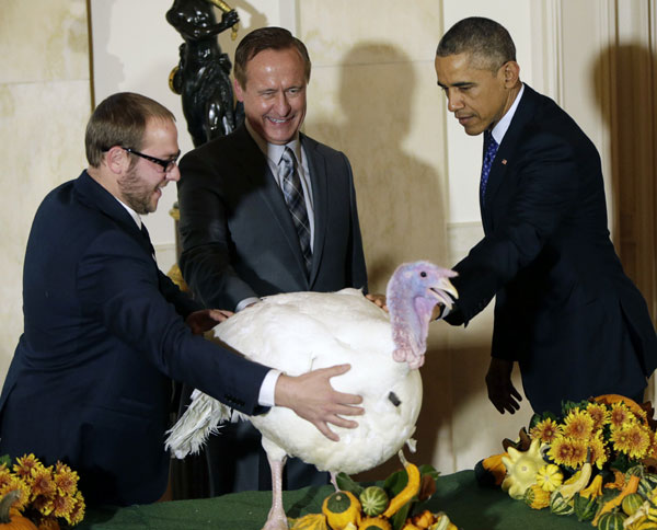Obama perdona al pavo de Acción de Gracias