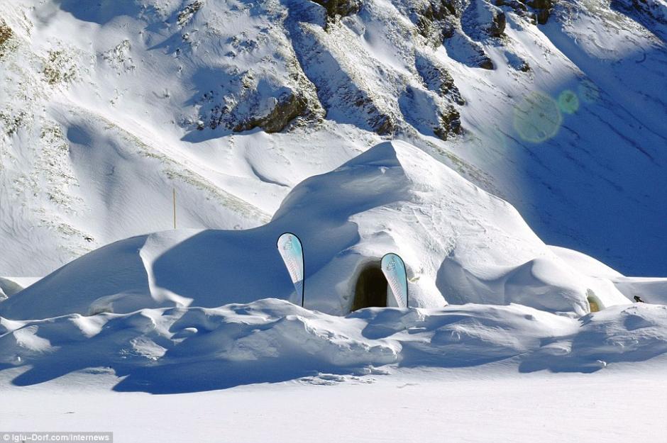 El hotel de hielo en Suiza