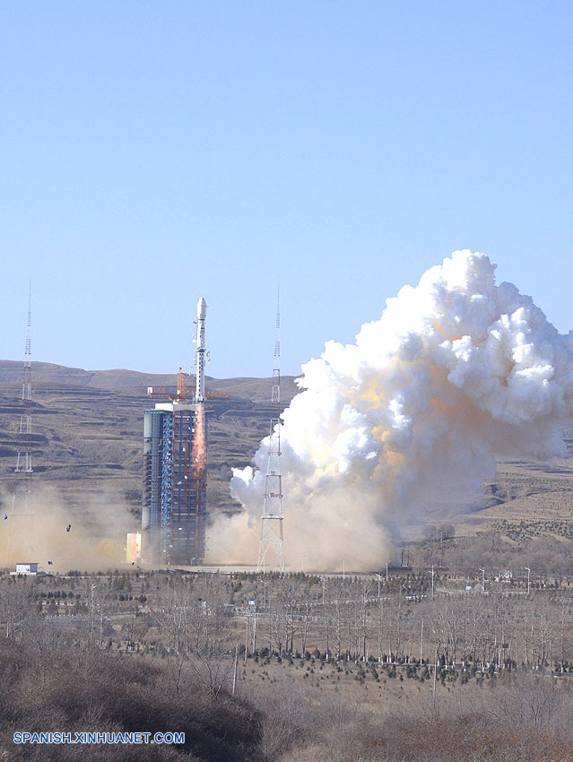 China lanza satélite CBERS-4 en 200ª misión de cohete Gran Marcha