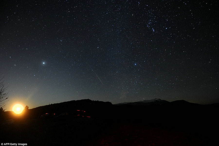 Las gemínidas brillaron el cielo de Bretaña