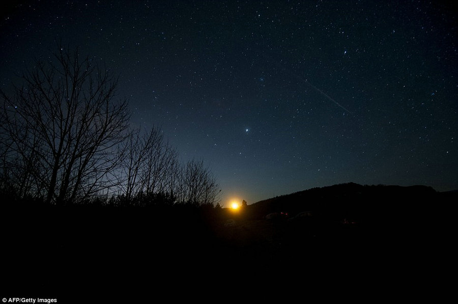 Las gemínidas brillaron el cielo de Bretaña