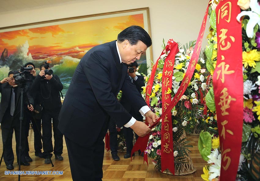 Alto cargo de PCCh acude a ceremonia de conmemoración de Kim Jong Il