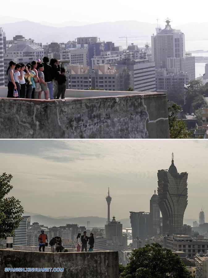 Fotos de Macao en 1999 y en 2014 