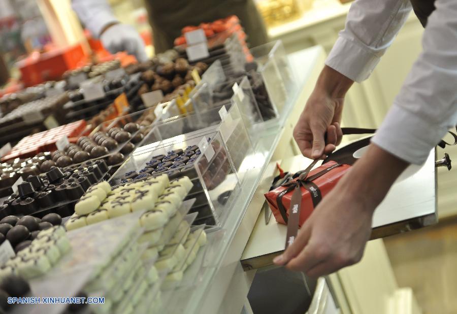 Chocolate navideño de Bélgica