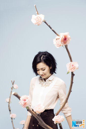 Actriz Xu Jinglei posa para la revista
