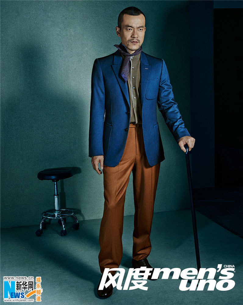 Actor Liao Fan Posa para Men's Uno