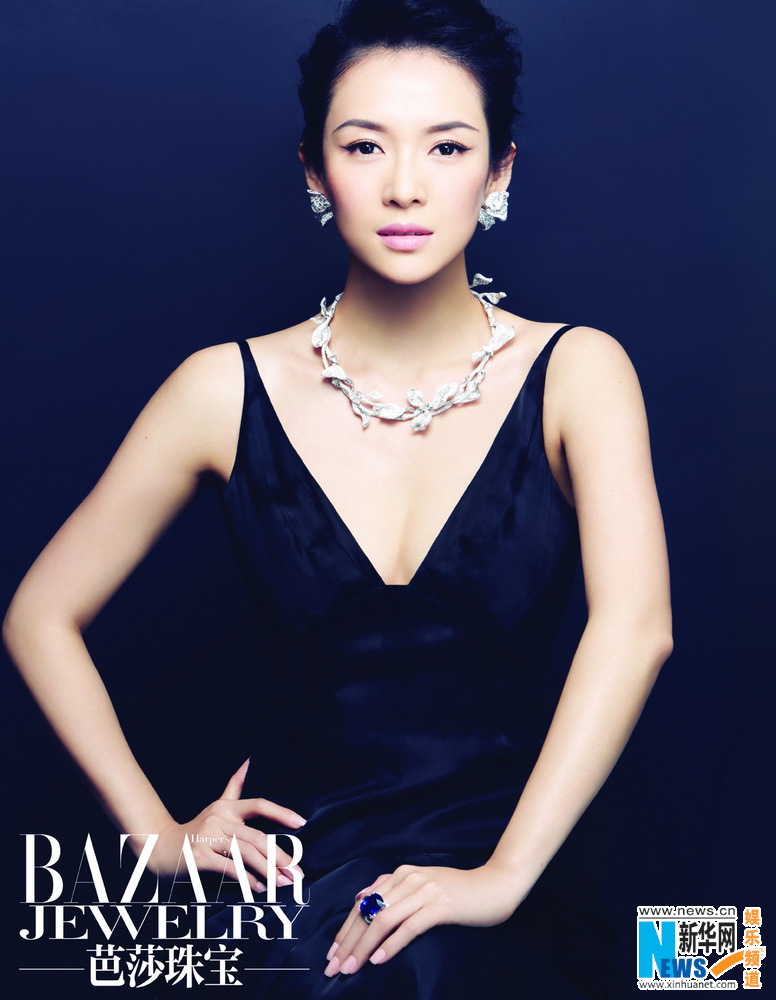 Zhang Ziyi posa para Bazaar Jewelry