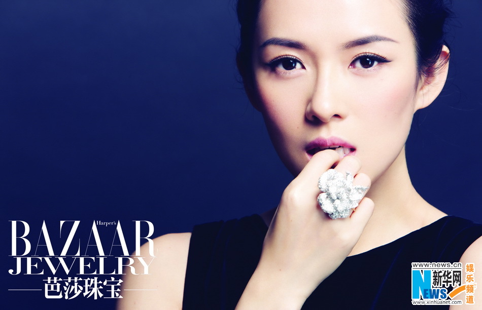 Zhang Ziyi posa para Bazaar Jewelry