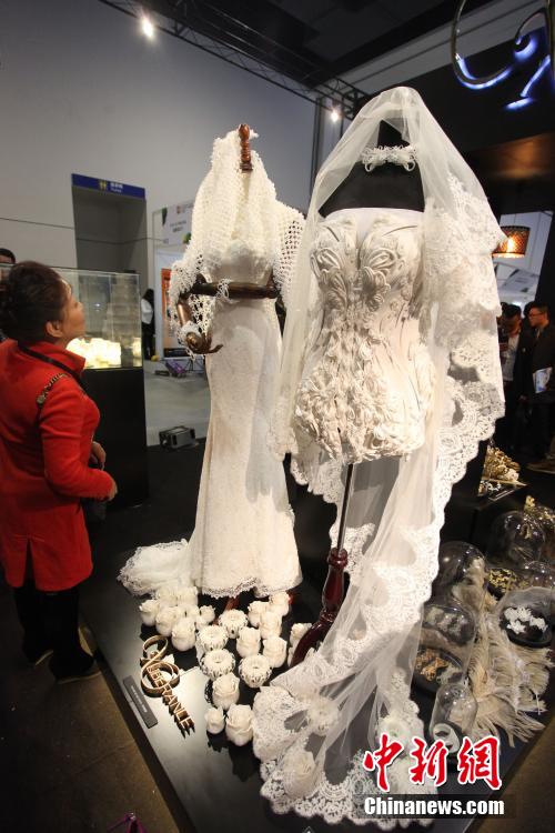 Vestidos de novia hechos con impresión 3D
