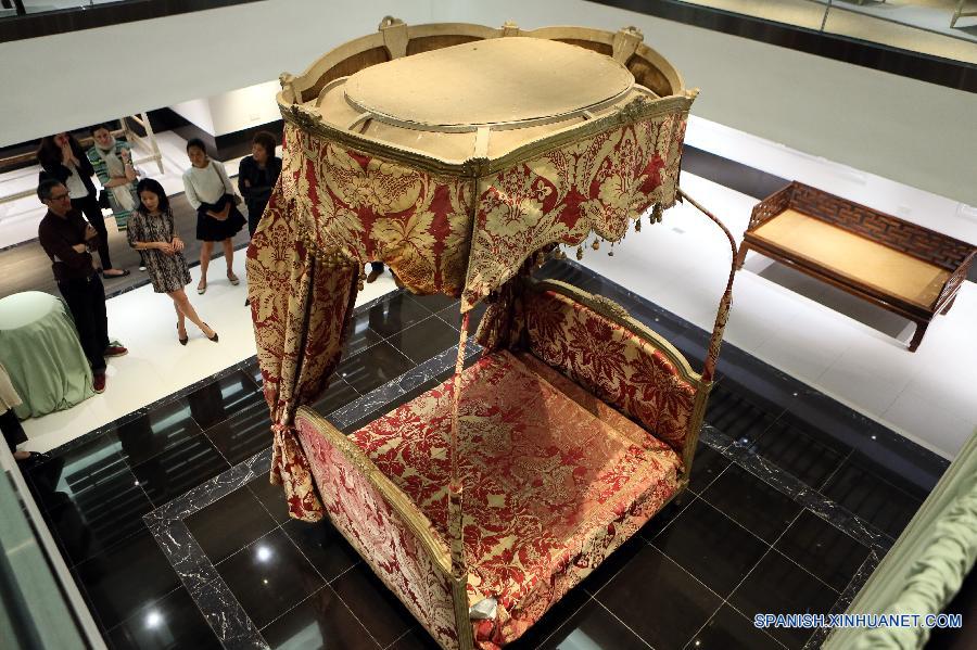 Exposición de muebles sino-francesa del siglo XVIII en Hong Kong 4