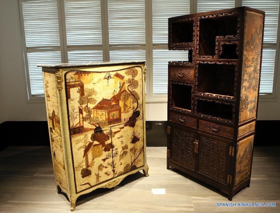 Exposición de muebles sino-francesa del siglo XVIII en Hong Kong 8